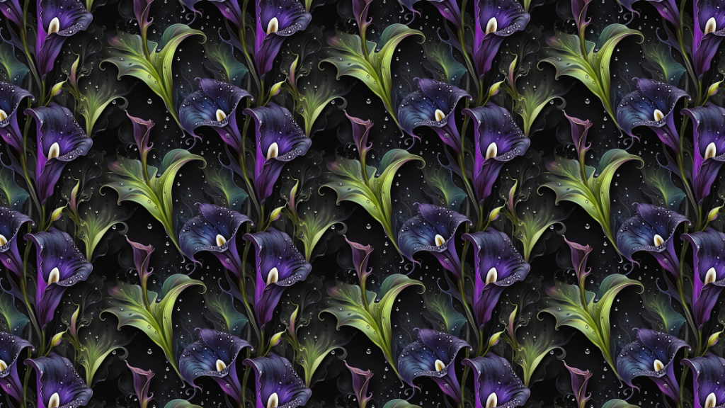 Purple Calla Lily, InfinyPattern