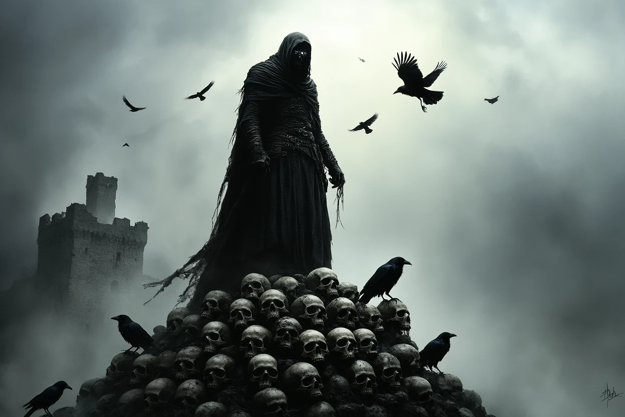 Example of Trending AI Art Style: Grimdark fantasy image created with Quantum Max. » Tengr.ai Blog Example of Trending AI Art Style: Grimdark fantasy image created with Quantum Max.